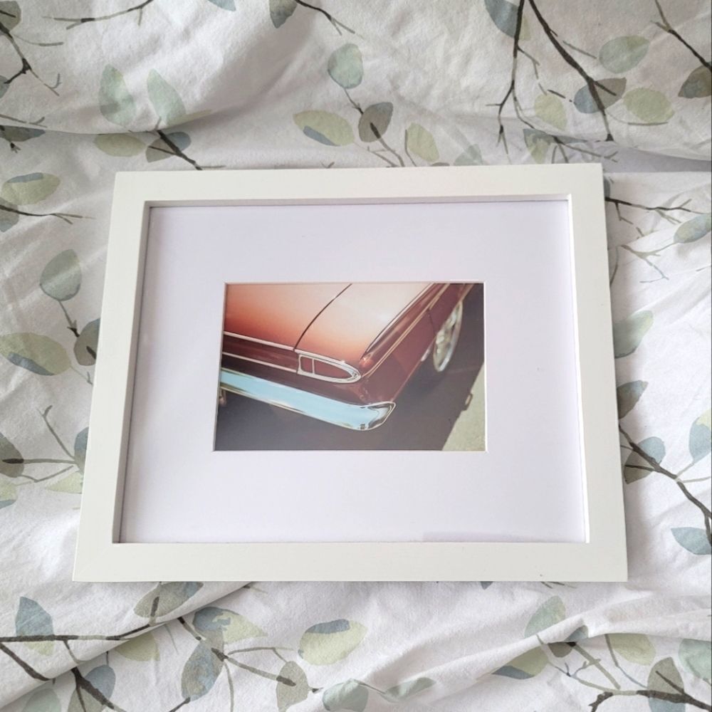 Framed Vintage Car Photo Print